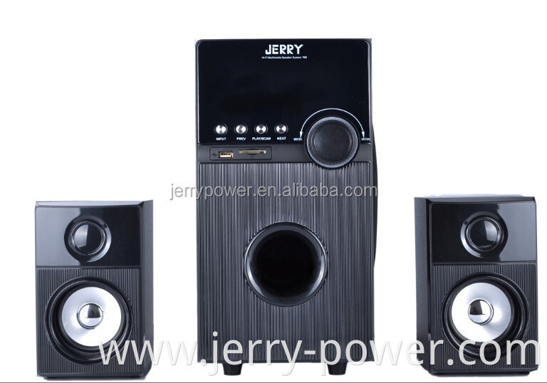 JERRY speaker 2.1 hi fi subwoofer system stereo for house